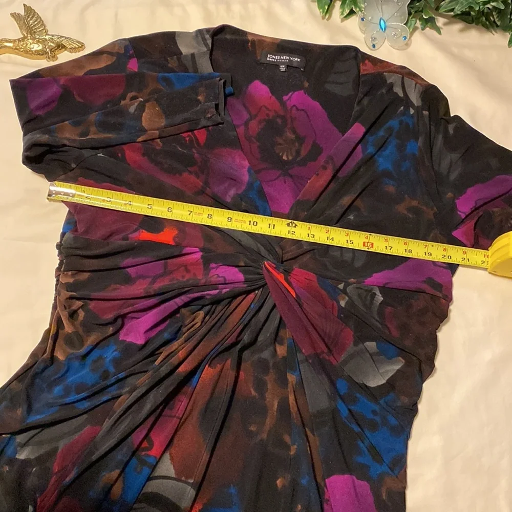 Jones New York Knot Tie At Breast Dress - Picture 8 of 13